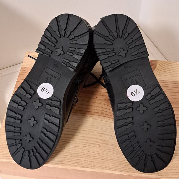 Guess Black Quilted Moto Boot Misses Size 6 1/2 NWOB - Picture 12 of 12